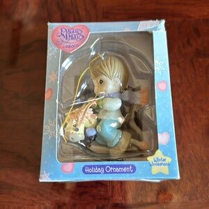 Precious Moments *Vintage* Winter Wonderland Holiday Ornament